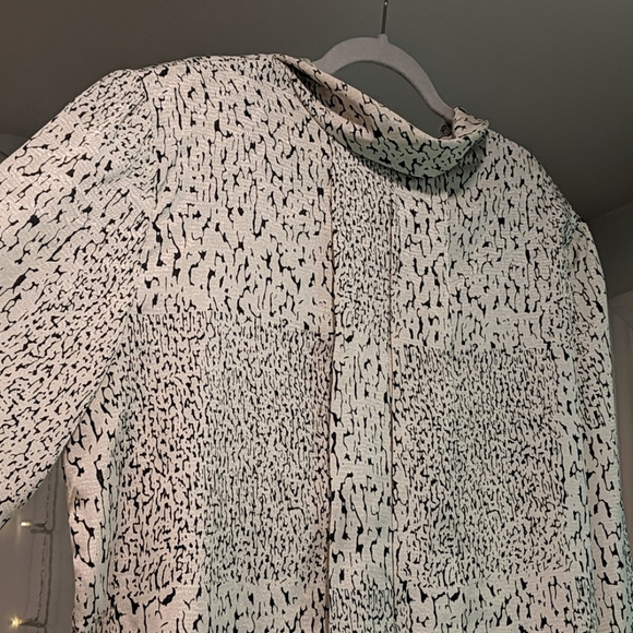 TANJAY shoulder pads retro vibe blouse - Picture 5 of 7